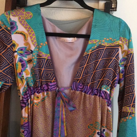 Stunning Alice & Trixie silk boho dress small - Picture 3 of 5